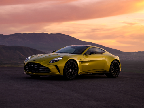 Aston Martin soars high with their all-new powerful V8 Vantage
